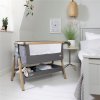 tutti Bambini CoZee Bedside Crib 80,5x51cm 2024 Oak and Charcoal