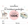 Darčeková poukážka Minilove 100 EUR - elektronická