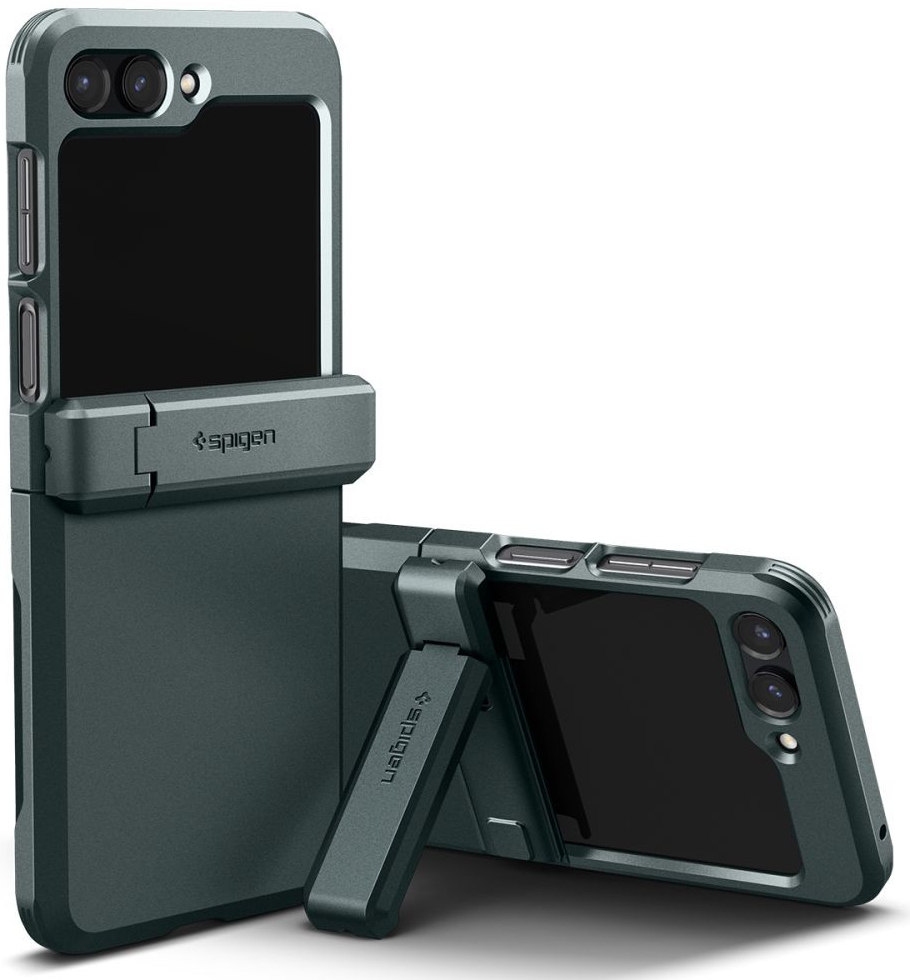 SPIGEN TOUGH ARMOR PRO GALAXY Z FLIP 5 ABYSS Zelené