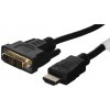 LAE Lanberg CA-HDDV-10CC-0018-BK káblový adaptér 1,8 m HDMI typ A (štandardný) DVI-D čierny