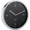 Blomus Rádiom riadené nástenné hodiny RONO ⌀ 24 cm, čierna