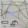EMOS Lighting D3AM04 LED vánoční nano řetěz 1,9 m 2x AA vnitřní multicolor časovač