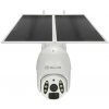 Tellur WiFi Smart solární kamera 20W, Ultra HD 2K, Pan + Tilt, IP65, PIR, outdoor, bílá