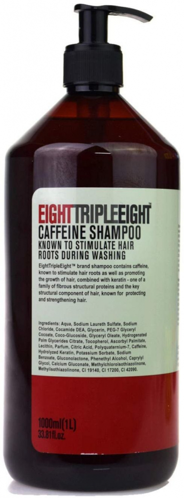 Triple Eight šampón na vlasy s kofeínom 1000 ml