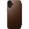 Kryt na mobilný telefón Nomad Modern Leather Folio Brown iPhone 16 Plus (NM01681885)