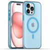 Kryt na iPhone 15 Pro gumový Candy (podpora MagSafe) modrý