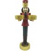 Clayre & Eef Vianočná dekorácia socha Luskáčik s podnosmi - 12*8*28 cm - Clayre & Eef