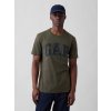GAP Tričko s logom Everyday Soft Zelená XXL