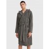 Pánsky župan PURE COTTON HOODED BATHROBE 2S87905573884 sivá - Tommy Hilfiger MD