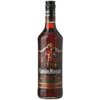 Captain Morgan Dark Rum 40% 1 l (čistá fľaša)