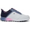 Dámske golfové topánky Footjoy Stratos biele/modré/ružové, medium strih US8.5