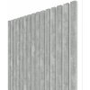 Wall Concept akustický panel Raw Imperial, biely filc + MDF, 2750 x 604 x 21 mm 1,66m²