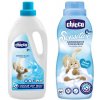 CHICCO Prostriedok prací detský Sensitive 1,5 l + Aviváž konc. Sladký Púder 750 ml