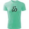 Cyklista oslavuje šesťdesiatku (60) - Pánske tričko Fantasy športové - XL ( Mätová )