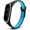Xiaomi Mi Band 3/4 náhradný náramok - Športový priedušný perforovaný Farba: Čierno modrá MBSCZ-4SPPRCM