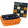 Box na desiatu SPACE RACE + štítky na zošity