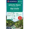 Julische Alpen, Julské Alpy, Triglav (Kompass - 064) - turistická mapa
