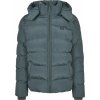 Urban Classics hooded Puffer jacket bottlegreen