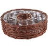 Hradil H163 Prútený obal prírodný Rozmery koša: Pr. 40cm, výška 11 cm