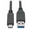 PremiumCord ku31ck01bk USB-C - USB 3.0 A (USB 3.2 generation 2, 3A, 10Gbit/s), 0,15m