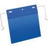 Durable Vrecko s upevňovacím pásikom, tmavo modrá, A5, s drôteným vešiakom, 175207