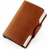 RFID peňaženka s dvoma boxmi na karty - Svetlo hnedá