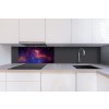 DIMEX | Dibond doska za kuchynskú linku | DBW-08040-236 Farebná galaxia| 80 x 40 cm + Dibond obkladová doska Dimex do kuchyne Farebná galaxiav rozmere 80 x 40 cm