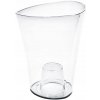 Kvetináč plast bezfarebný Lamela 20 cm x 14,6 x 20 cm