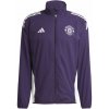 Adidas Bunda MANCHESTER UNITED Presentation purple velikost: L