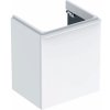 GEBERIT Skrinka Smyle Square pod umývadlo,biele,biela,Závesy Ľ, 500.366.00.1