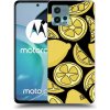 Picasee silikónový čierny obal pre Motorola Moto G72 - Lemon