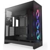NZXT skříň H9 Flow RGB dvoukomorová ATX / 1x140 RGB mm / 1x 120mm RGB fan / prosklená / černá - CM-H92FB-R1