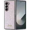 Guess PC/TPU Glitter Flakes Metal Logo Samsung Galaxy Z Fold 6 Pink GUHCZFD6HGGSHP
