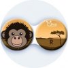 Optipak Limited antibakteriálne púzdro klasické Afrika Opica