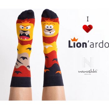 Nanushki Veselé ponožky Lion'ardo