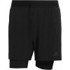 Pánske športové kraťasy adidas D4T WORKOUT 2IN1 SHORTS čierne KF6431 - L