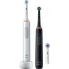 Oral-B Pro 3 3900 Duo / Elektrická zubná kefka / oscilačné / 3 režimy / časovač (Pro 3 3900 Duo Black/Pink)