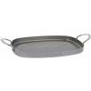 de Buyer Oceľová grilovacia panvica obdĺžniková Mineral B Element 38 x 26 cm