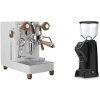 Lelit MaraX3 PL62X3, white + Eureka Nadir 65 Touch, black