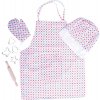 Bigjigs Toys Kuchařský set se zástěrou s puntíky