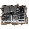 Díra 3D foto tapeta nálepka Manhattan v noci 95x64 cm