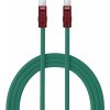 Newell USB-C - USB-C 100 W cable, 2 m, Silicone, Green-Maroon