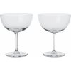 Ferm Living Koktejlové poháre Host Clear, set 2 ks – číre