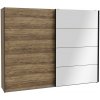 Šatníková skriňa so zrkadlom OREN 270x210 cm dub Artisan HYTS12411-M717 + záruka 3 roky zadarmo