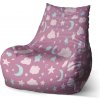 Sablio Sedací vak Bean Detská obloha - 100 x 90 x 45 cm