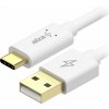 AlzaPower Core Charge USB-A to USB-C 2.0 2m biely APW-CBTC2220W