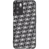 Picasee silikónový čierny obal pre OPPO A16 - Separ - White On Black 2