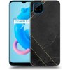 Picasee silikónový prehľadný obal pre Realme C11 (2021) - Black tile