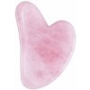 Purederm ROSE QUARTZ Gua Sha kameň na masáž tváre Masážny prístroj Gua Sha Rose Quartz od PUREDERM je vyrobený z ružového kremeňa, ktorý znižuje výskyt opuchov, opuchov, vrások a tmavých kruhov pod oč