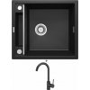 Deante MAGNETIC ZRM G103 čierna metalická + Deante NEMEZJA BEN G62M čierna metalická